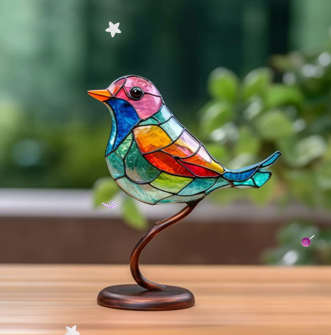 Aviara™ | Oiseaux en vitrail