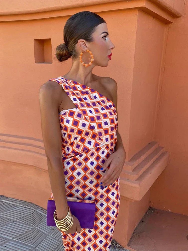 Imra- Robe midi élégante