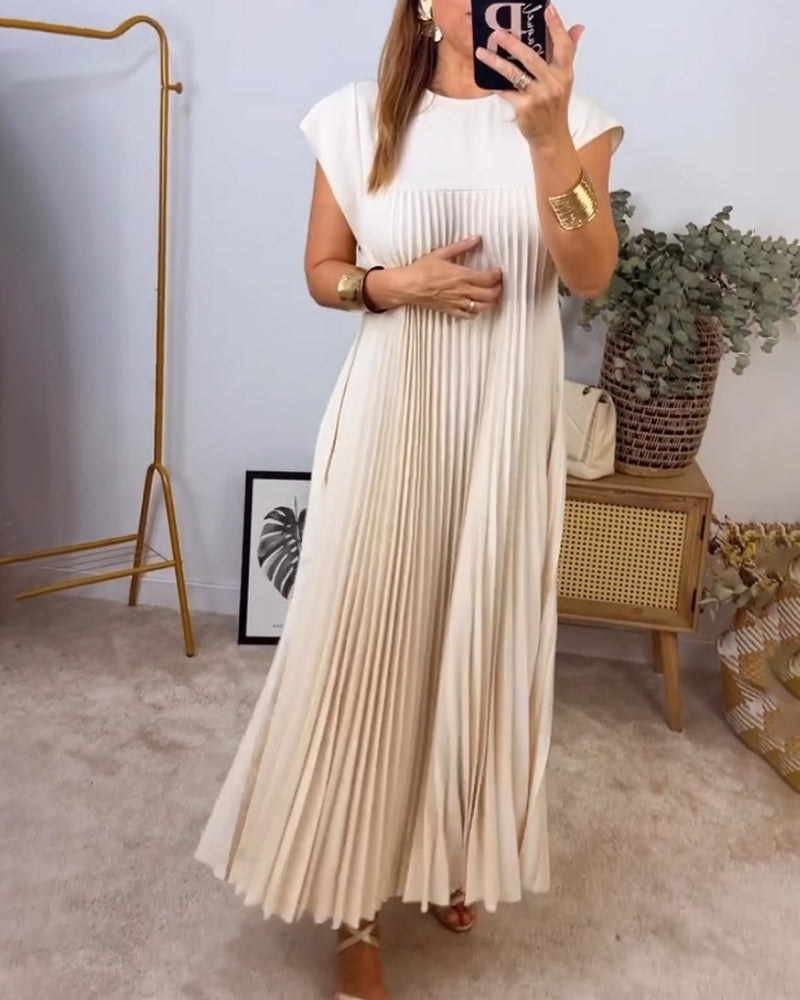 Alice™ | Robe Maxi Élégante et Confortable avec Plis