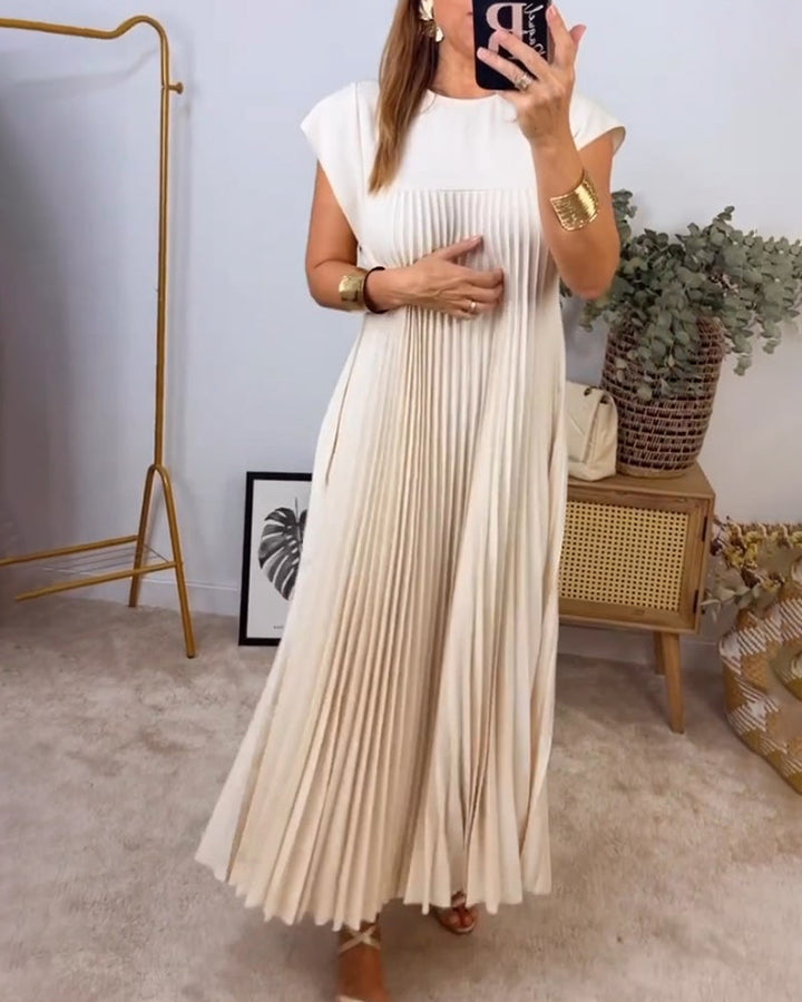 Alice™ | Robe Maxi Élégante et Confortable avec Plis