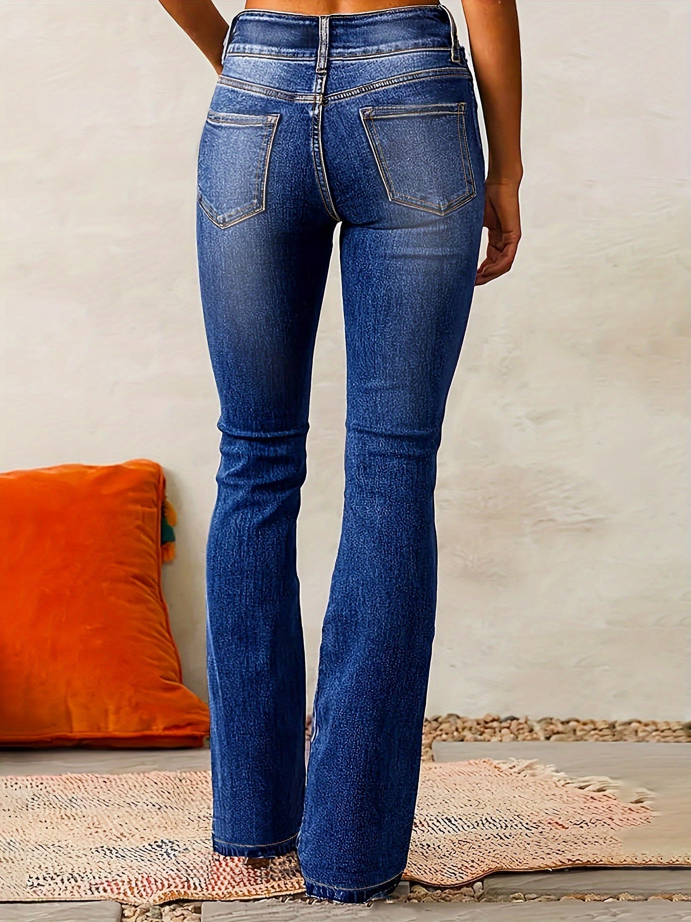 Alicia™ |  Jean évasé taille haute