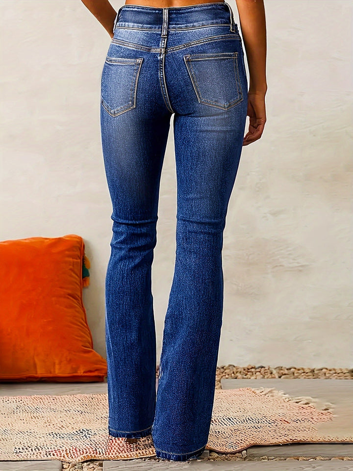 Alicia™ |  Jean évasé taille haute