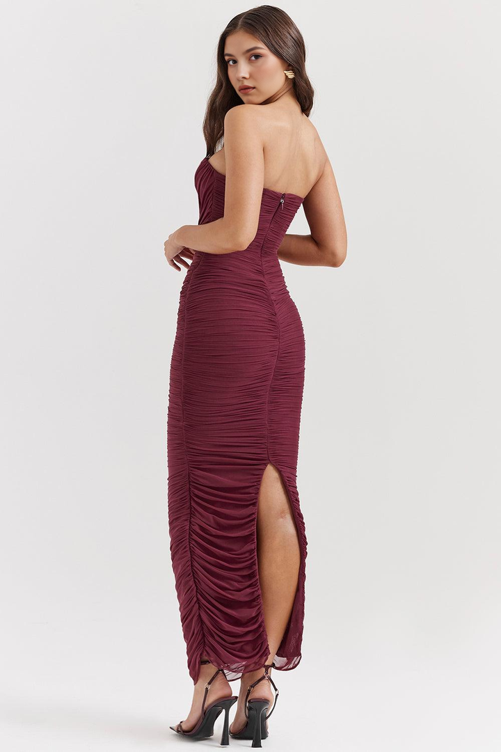 AMARIS - Robe Maxi en Mesh