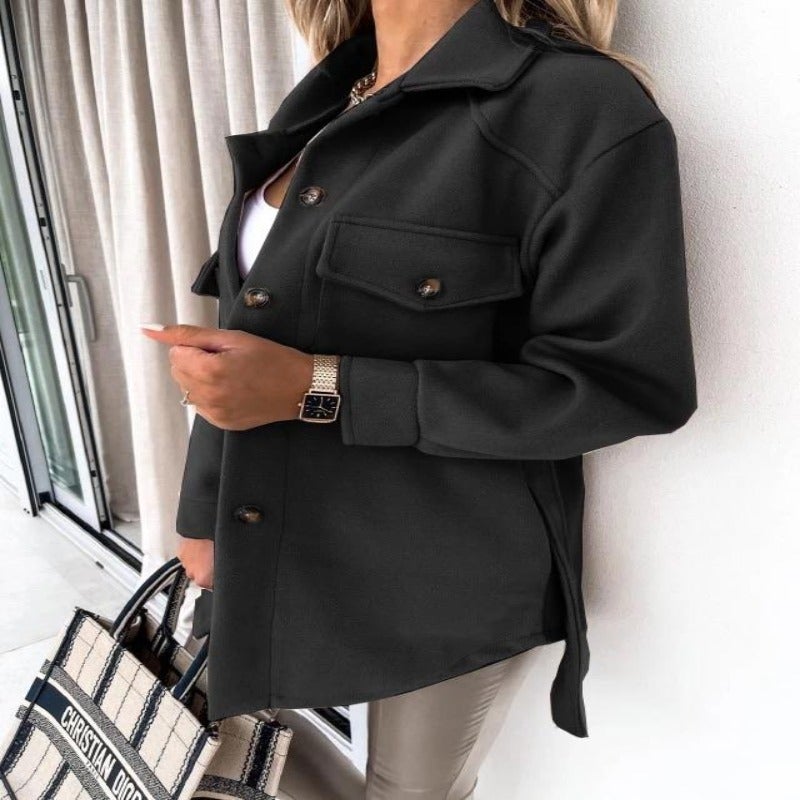 Erylia™ | Manteau de chemise à la mode