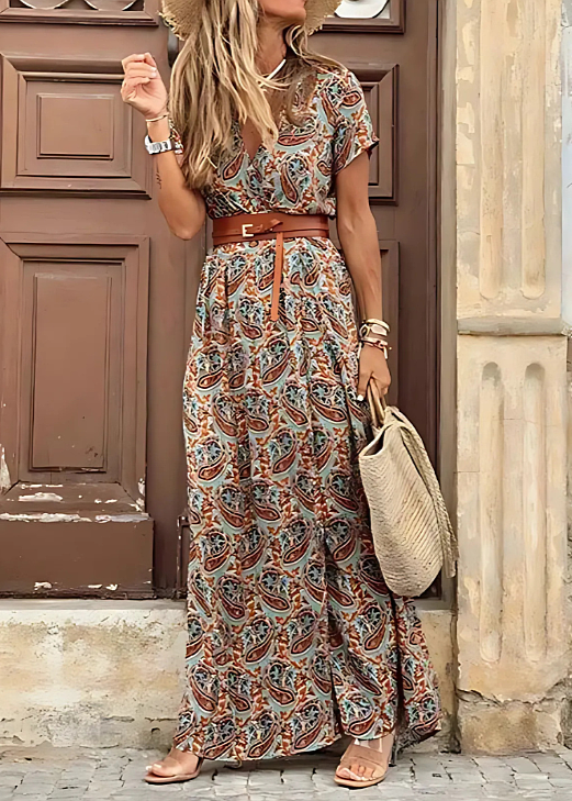 Julie™ | Élégante Robe Maxi Bohémienne