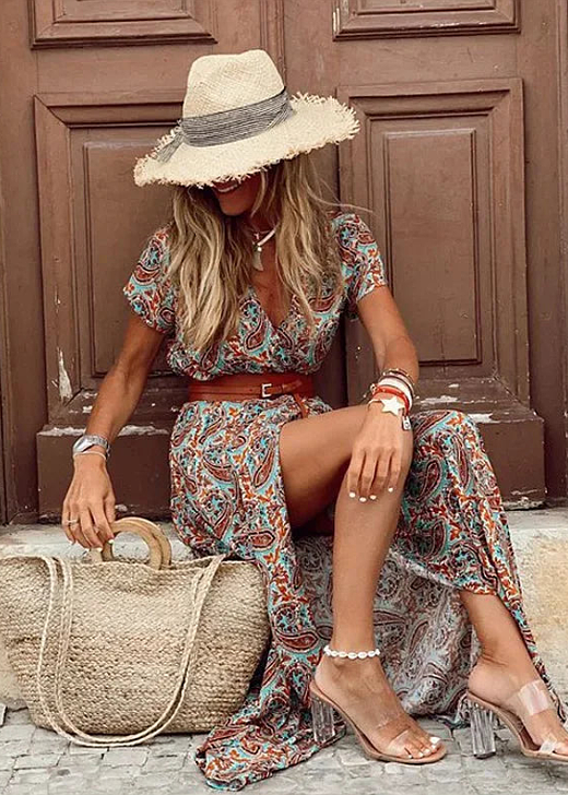 Julie™ | Élégante Robe Maxi Bohémienne