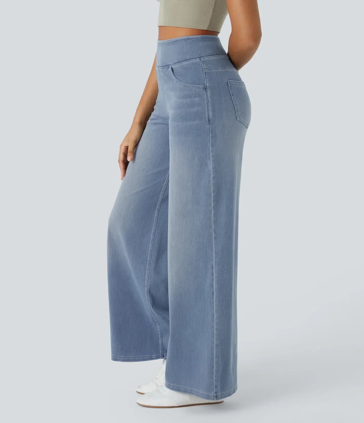 Livie™ | Pantalon Taille Haute Luxe