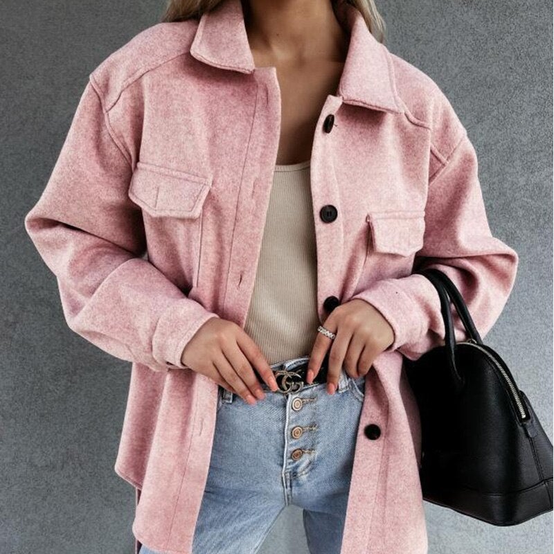 Erylia™ | Manteau de chemise à la mode