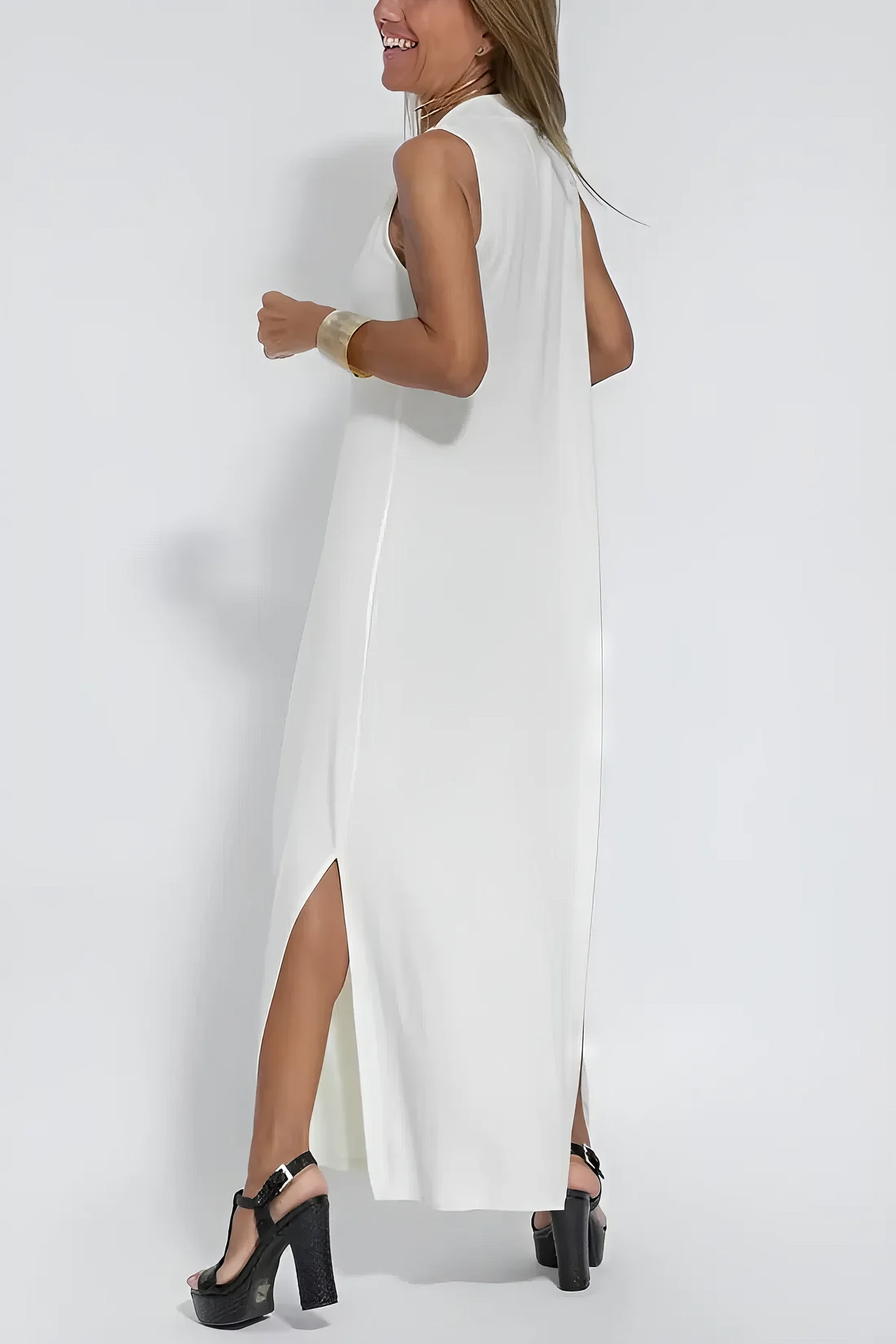 Neva™ | Robe Longue Élégante avec Cardigan Offert